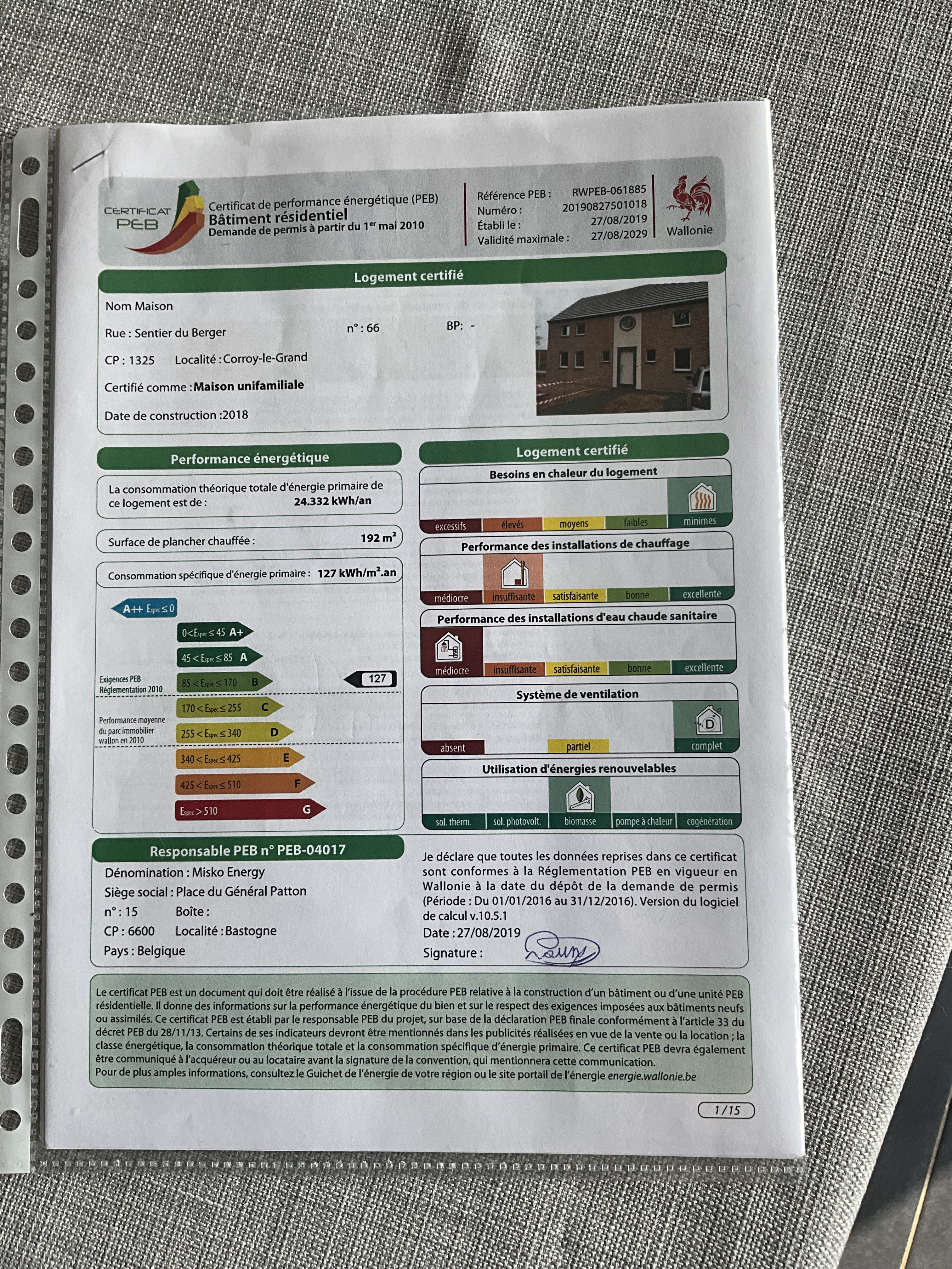 Audit menuiseries